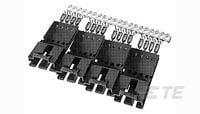 103944-2 TE Connectivity 103944 Series Straight Header, 3 Contact(s), 0.1 in Pitch, 3 Row, Shrouded