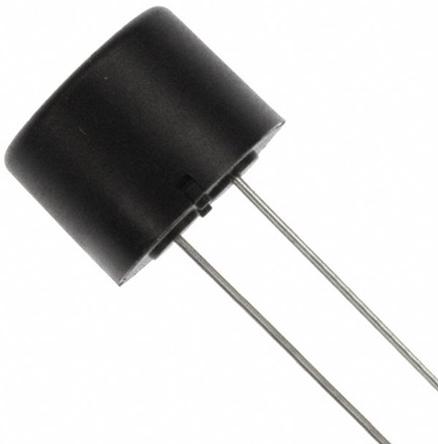 PS1420P02CT TDK 70dB PCB Mount Low External Piezo Buzzer, 14 (Dia.) x 11mm, 5V ac Min, 30V ac Max
