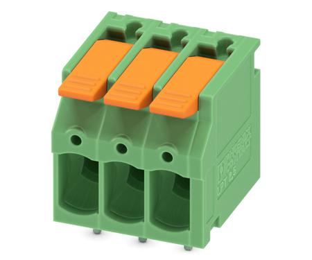 1190298 Phoenix Contact PCB Terminal Block, 3-Contact, 5mm Pitch, Through Hole Mount, 1-Row