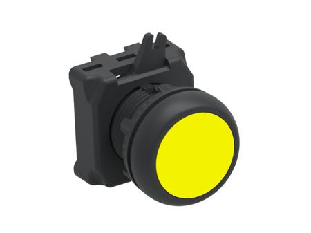 IPE22FLYL TE Connectivity ALCOSWITCH Series Push Button Switch, Momentary, Panel Mount, 22.5mm Cutout, IP65