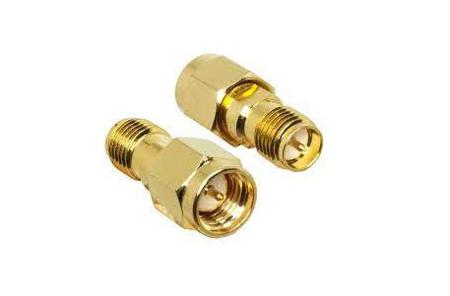 ADP-SMAM-RPSF-G Straight Coaxial Adapter SMA Plug to R-SMA Plug 0 → 18GHz