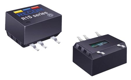 R1S-0505/HP Recom R1S DC-DC Converter, 5V dc/ 200mA Output, 4.5 → 5.5 V dc Input, 1W, Surface Mount, +100°C Max Temp -40°C