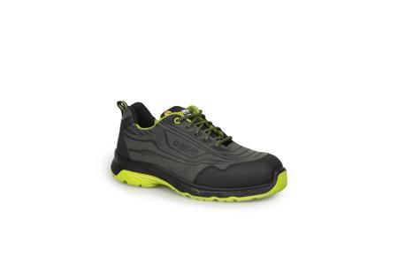 J40936-7D-K-4----LASER-LOW-41 Bicap J40936 Unisex Grey, Yellow Composite Toe Capped Safety Shoes, UK 6, EU 41