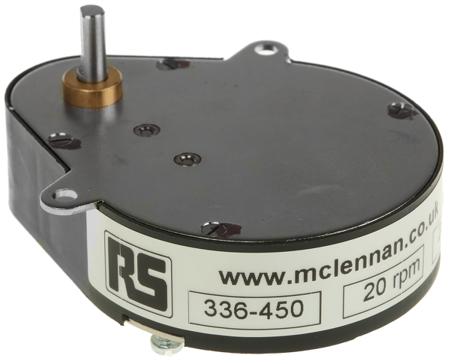 P5-G06L82 McLennan Servo Supplies Ovoid Gearbox, 25:2 Gear Ratio, 0.45 Nm Maximum Torque, 400rpm Maximum Speed