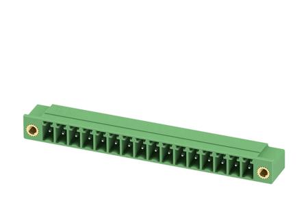 1817945 Phoenix Contact, 3.81mm Pitch, MC 1.5/16-GF-3.81-LR, 16 Way, Right Angle, Pluggable Terminal Block, Header, Through