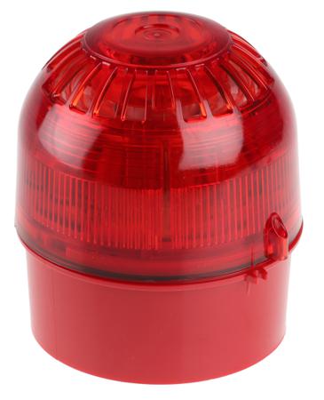 PSC-0013 Klaxon Sonos Sounder Beacon 106dB, Red LED, 17 → 60 V dc