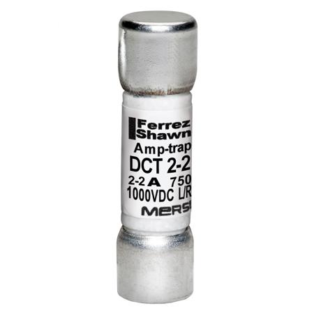 DCT2-2 Mersen 2A Melamine Cartridge Fuse, 10 x 38mm