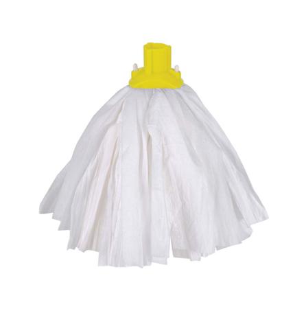 102199-Yellow Robert Scott Big White Exel 117g Yellow Non-Woven Mop Head