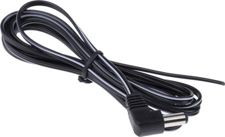 656-3850 RS PRO Right Angle 2.1mm DC Power Plug to Unterminated Power Cord, 1.8m