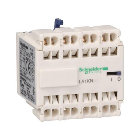 LA1KN223 Schneider Electric Auxiliary Contact, 4 Contact, 2NC + 2NO, Front Mount LA1K