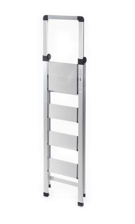 259-5114 RS PRO 4 Tread Aluminium Steps 1510mm Platform Height, Silver