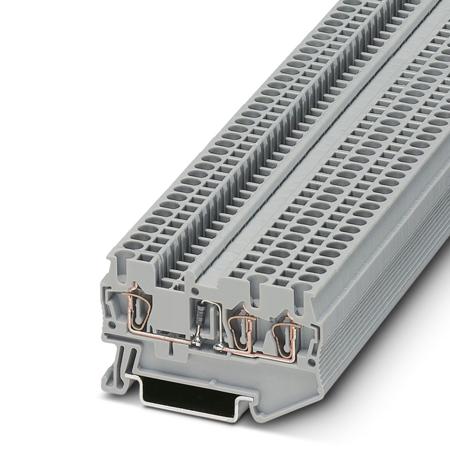 3036246 Phoenix Contact  ST 2.5-TWIN-DIO/L-R Series Grey, 0.8 → 4mm², Single-Level, Spring Clamp Termination