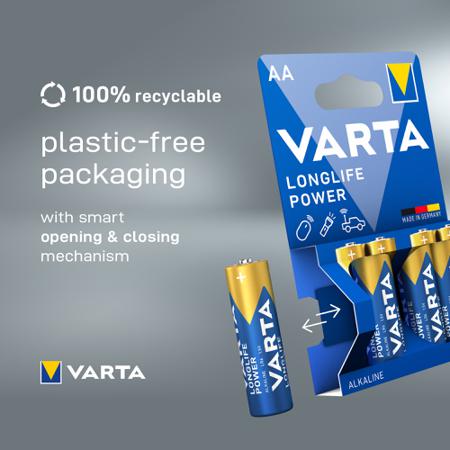 AA4-4-VARTA-RS Varta Alkaline AA Battery 1.5V