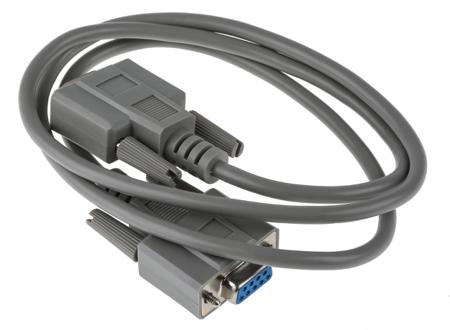 182-8897 RS PRO Female 9 Pin D-sub to Female 9 Pin D-sub Serial Cable, 1m PVC