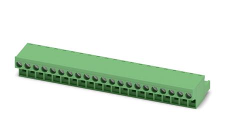 1779602 Phoenix Contact, 5mm Pitch, FRONT-MSTB 2.5/21-ST, 21 Way, , Pluggable Terminal Block, Plug, Cable Mount, Screw