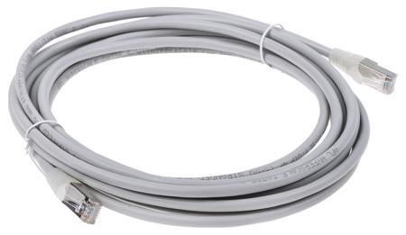 557-391 5m F/UTP, PVC Cat5e Ethernet Cable Assembly Grey