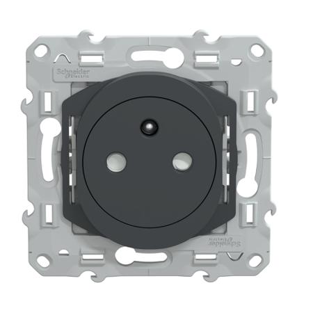 S340052 Schneider Electric Anthracite, 1 Gang, Ovalis C Series