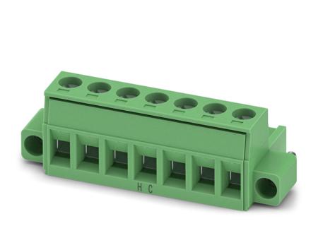 1912236 Phoenix Contact, 5.08mm Pitch, MSTB 2.5 HC/ 7-STF-5.08, 7 Way, Pluggable Terminal Block, Plug, Screw Termination,