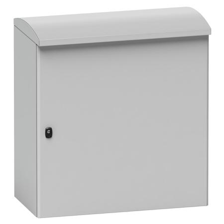 NSYS3HD6425 Schneider Electric PanelSeT S3HD Series Steel Wall Box, IP66, 653 mm x 400 mm x 280mm