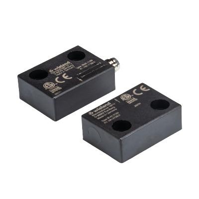 R1-100-0129-0 Wieland R1 Series Magnetic Non-Contact Safety Switch, 48V dc, Plastic Housing, 2NO, M8