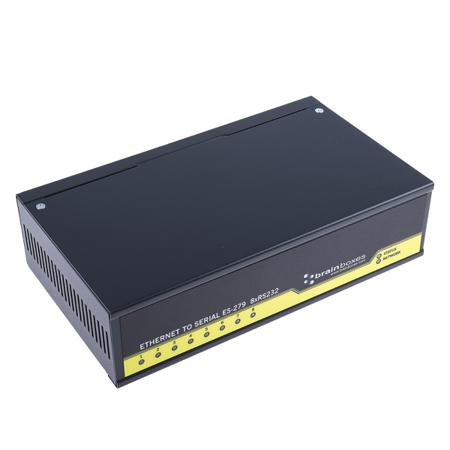 ES-279 Brainboxes Serial Device Server, 1 Ethernet Port, 8 Serial Port, RS232 Interface, 1Mbit/s Baud Rate