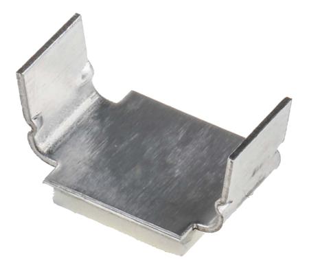 475-154 RS Pro Cable Clip Natural Self Adhesive Aluminium Open Arm Clip