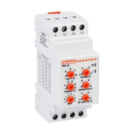 PMA20240 Lovato Current Monitoring Relay, 1 Phase, SPDT, DIN Rail