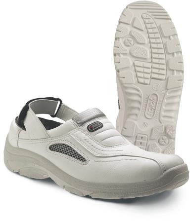 5012-43 Jalas 5012 Unisex White Safety Shoes, UK 9, EU 43