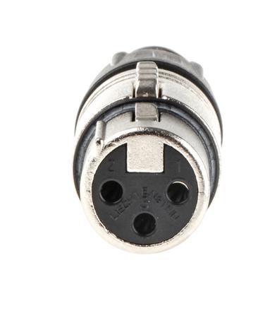 NC3FX Neutrik 3 Way Cable Mount XLR Connector, Female, Silver over Nickel Plated Contacts, 50 V