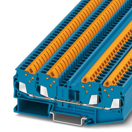 3206447 Phoenix Contact  5-QUATTRO, QTC 2 Series Blue, 0.5 → 2.5mm²