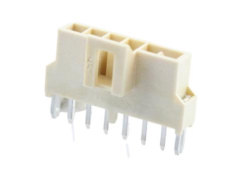 105311-2106 Molex 105311 Series Vertical Through Hole PCB Header, 6 Contact(s), 2.50 mm Pitch, 1 Row, Shrouded
