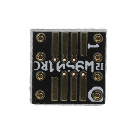 W9501RC Winslow Straight Through Hole Mount 1.27 mm, 2.54 mm Pitch IC Socket Adapter, 8 Pin Female SOP to 8 Pin Male DIP