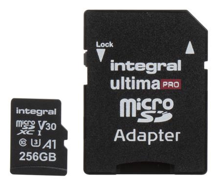 INMSDX256G-100/90V30 Integral Memory 256 GB MicroSDXC Micro SD Card, Class 10, UHS-1 U3