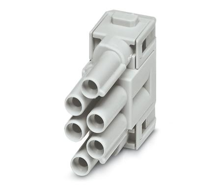 1414369 Phoenix Contact Heavy Duty Power Connector Module, 16A, Female, HC-M-06 Series, 6 Contacts