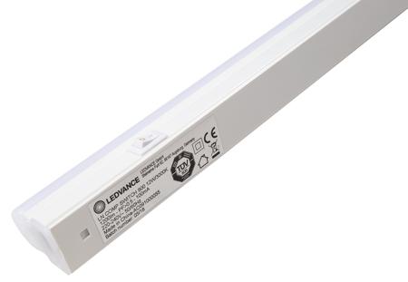 4058075106192 12 W Fluorescent Ceiling Light Batten Clip, 220 → 240 V Linear, 873 x 28 x 36 mm