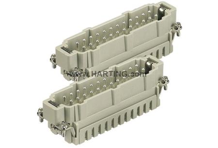 09330242626 HARTING Heavy Duty Power Connector Insert, 16A, Male, Han ES Series, 48 Contacts