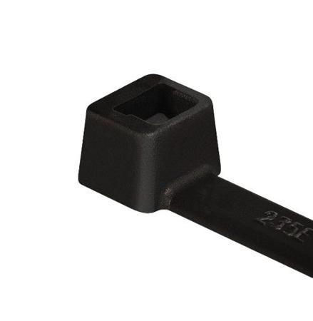 111-12660-T120M-PA66W-BK HellermannTyton Black Cable Tie Nylon, 460mm x 7.6 mm