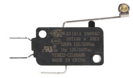 V15H22-CZ100A06 Honeywell , SPDT-NO/NC Roller Lever Microswitch, 22 A @ 250 V ac