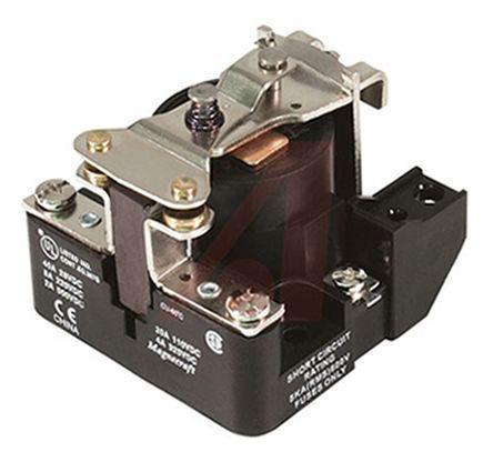 W199ADBX-4 Schneider Electric SPNO Chassis Mount Non-Latching Relay, 120V ac Coil, 40 A