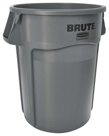 FG264360GRAY Rubbermaid Commercial Products BRUTE 167L Grey Polyethylene Waste Bin
