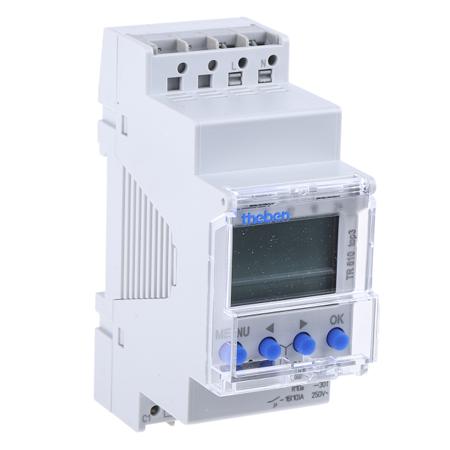 TR610 top3 Theben Digital DIN Rail Time Switch 230 V ac, 1-Channel