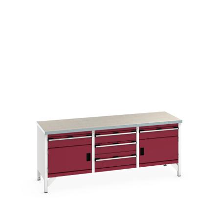 41002066-24V Bott 41002066.24V Sheet Steel Workbench, 840mm x 750mm x 2000mm