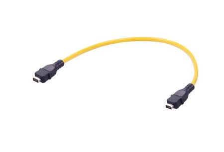 33483131804020 HARTINGHARTING ix Industrial, 2m Cat6a, Yellow Type A Plug to Male Type A Plug Male, Shielded Shielded, Terminated