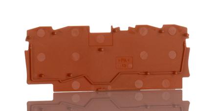 2004-1492 WAGO TOPJOB S, 2004 Series End and Intermediate Plate for Use with 2004 Series Terminal Blocks, IECEx