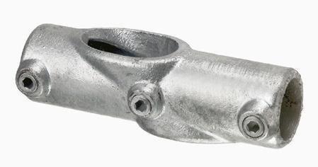 415-6056 RS Pro Round Tube Cross Clamp, strut profile Type 2,