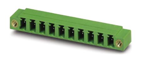 1847466 Phoenix Contact, 5.08mm Pitch, COMBICON MC, 2 Way, Right Angle, Pluggable Terminal Block, Header, Through Hole, Solder