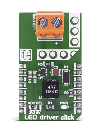 MIKROE-2676 MikroElektronika , LED Driver Click LED