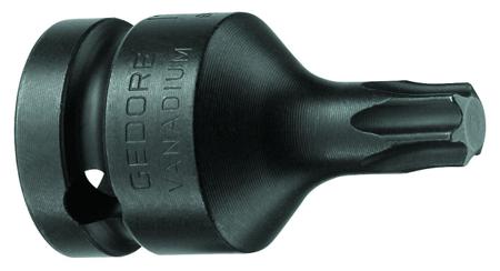 6197280 Gedore 1/2 in 1/2 in Drive Impact Socket, 47 mm length