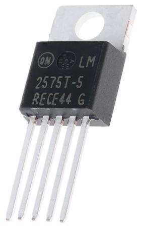 LM2575T-5G onsemi,  Step-Down Switching Regulator, 1-Channel 1A 5-Pin, TO-220