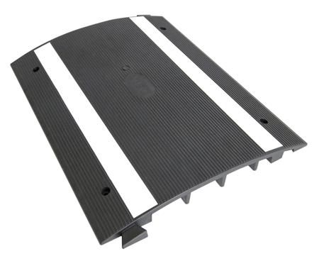 252-2795 RS PRO 500mm Black/White Cable Cover in Rubber, 2 x 20mm Inside dia.